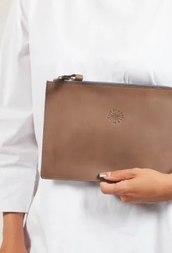 Ibblotta Bags^Leather Pocket in Grafite