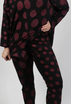 Bread and Butter Leggings^Leggings in Red Pois