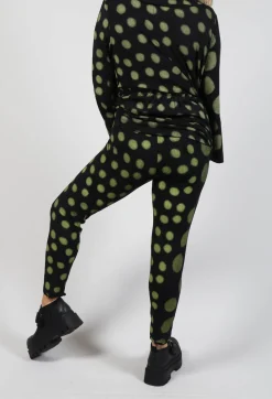 Bread and Butter Leggings^Leggings in Yellow Pois