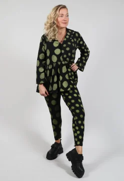 Bread and Butter Leggings^Leggings in Yellow Pois