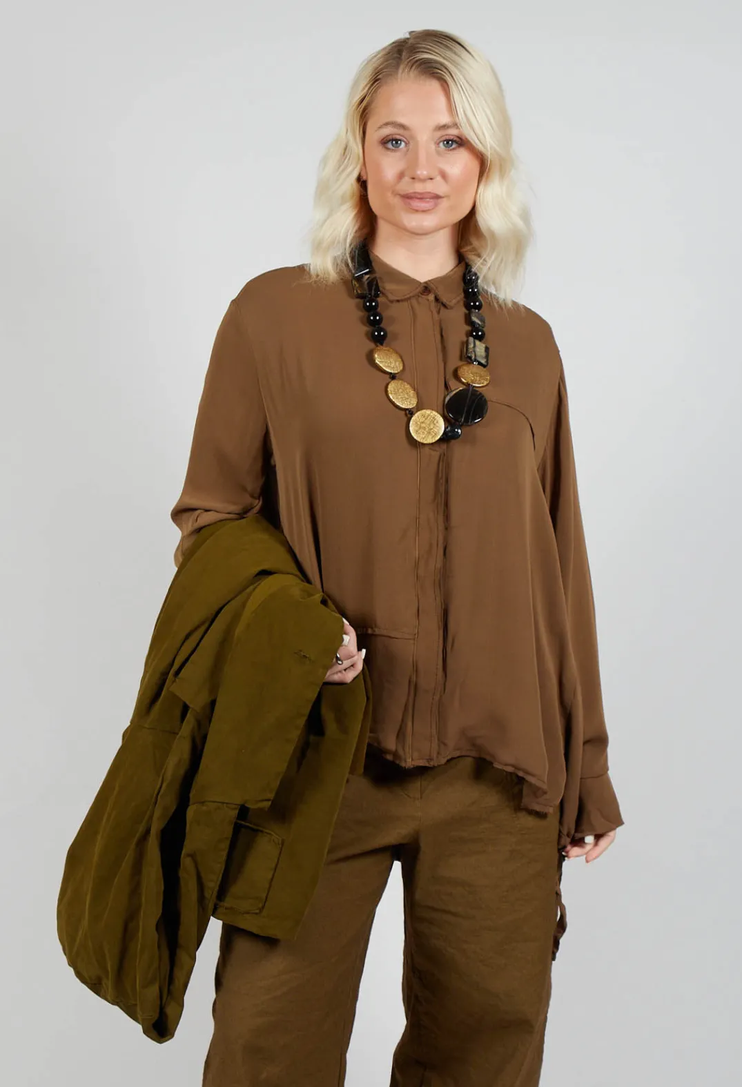 Aequamente Shirts & Blouses^Legno Button Up Blouse