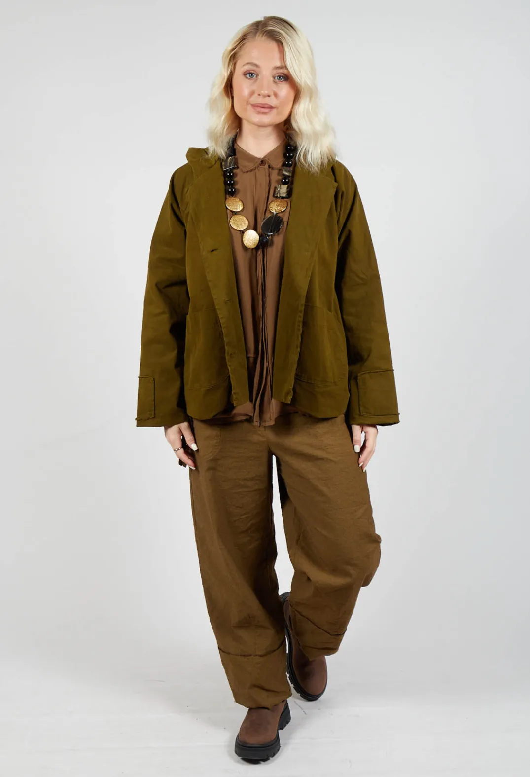 Aequamente Shirts & Blouses^Legno Button Up Blouse