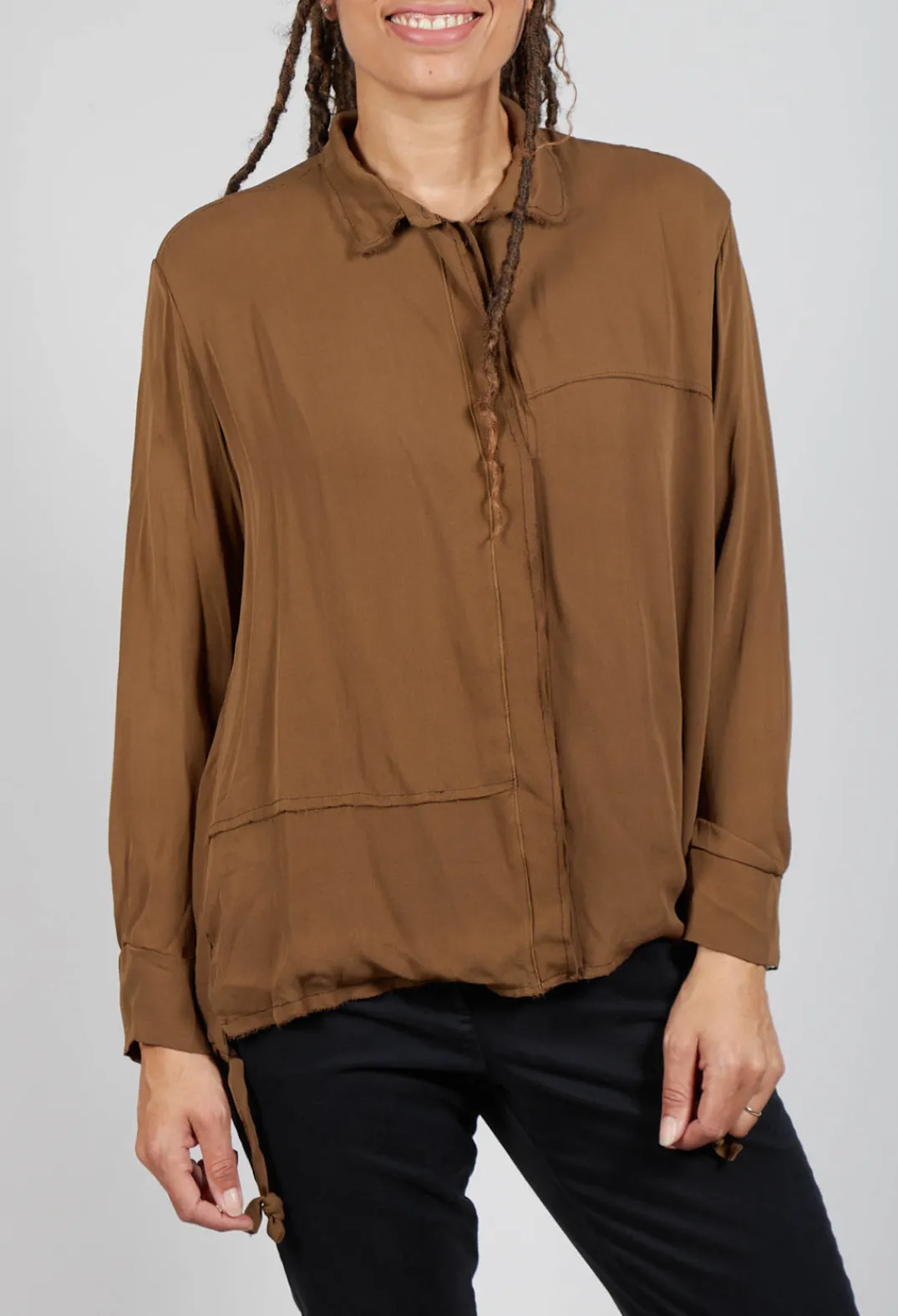 Aequamente Shirts & Blouses^Legno Button Up Blouse