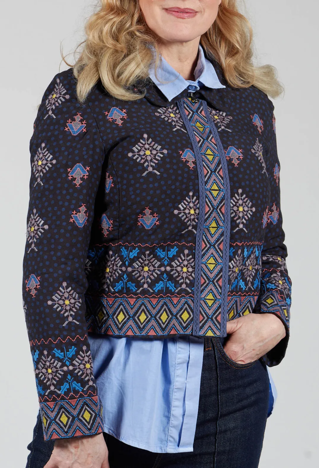 Conditions Apply Jackets^Lianna Cropped Jacket
