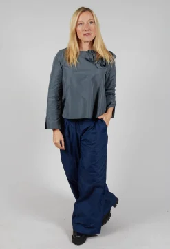 Hindahl u0026 Skudelny Shirts & Blouses^Light Taffeta Shirt with Ruffles in Oliv