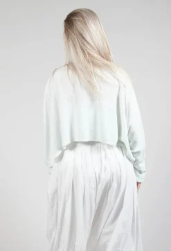 Rundholz Mainline Jumpers^Lightwear Cropped Jumper in Tulip 10% Cloud