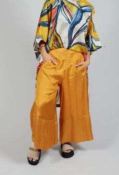 Bize Trousers^Lightwear Culottes in Beige Saffron