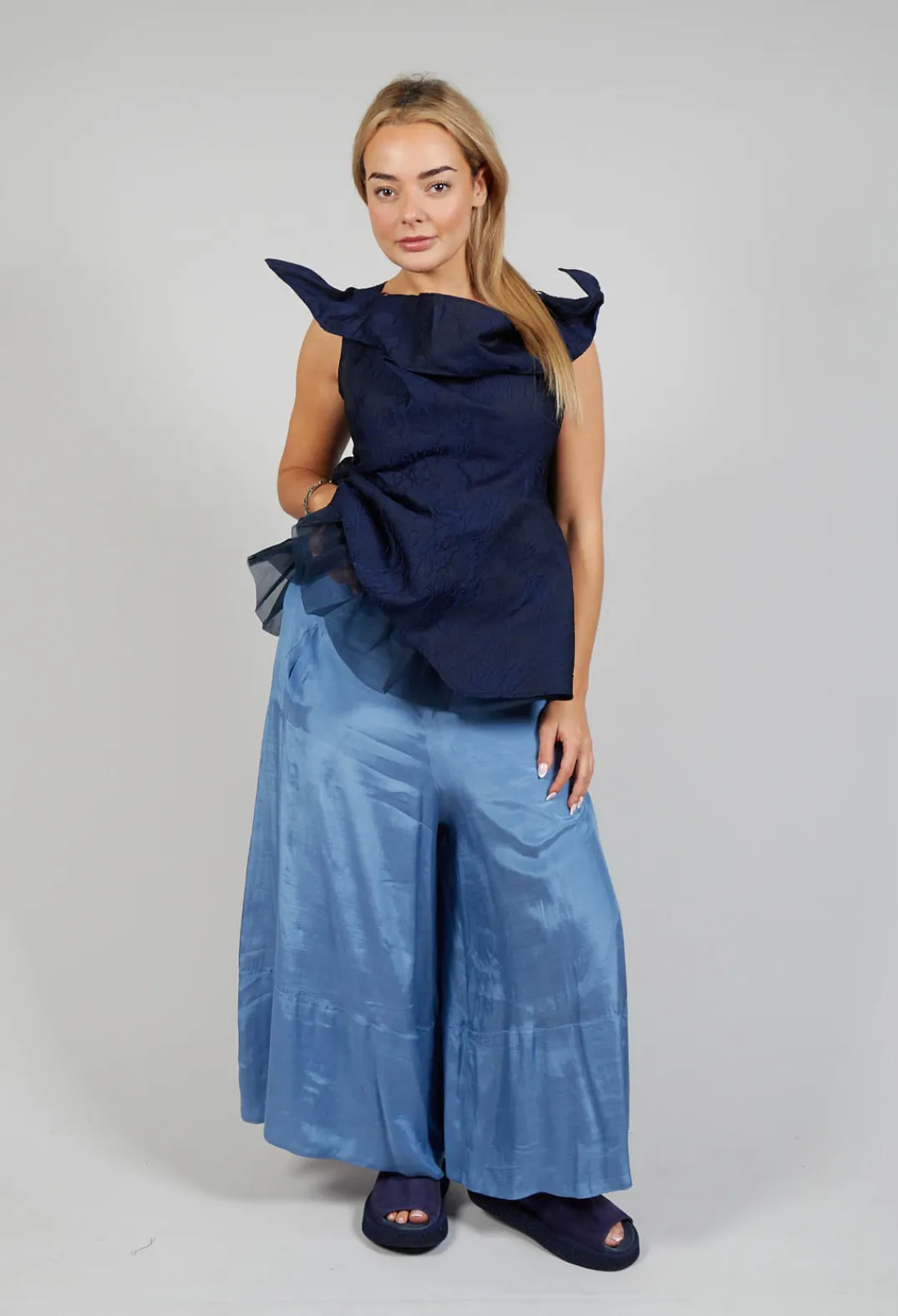 Bize Trousers^Lightwear Culottes in Blue