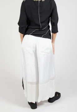 Bize Trousers^Lightwear Culottes in White