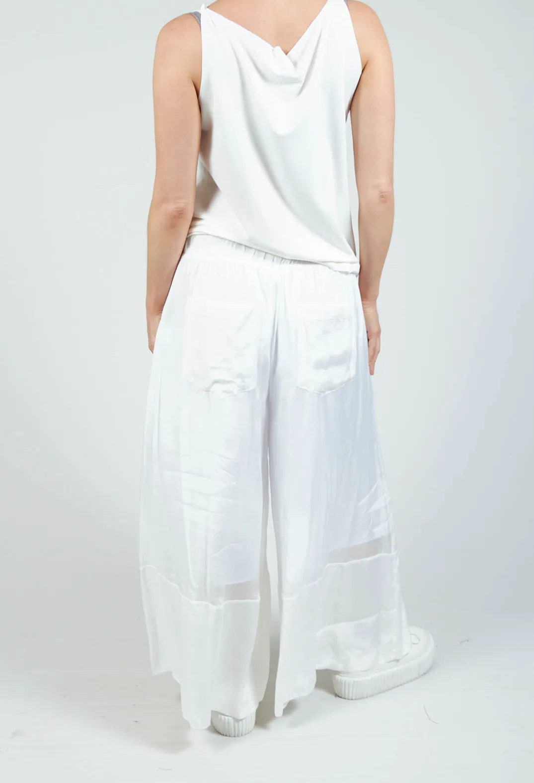 Bize Trousers^Lightwear Culottes in White