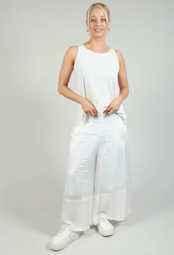 Bize Trousers^Lightwear Culottes in White