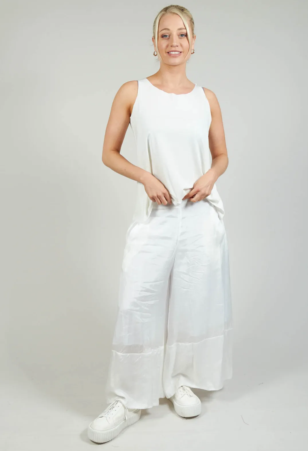 Bize Trousers^Lightwear Culottes in White