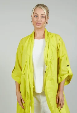Bize Jackets^Lightwear Jacket in Lime Black