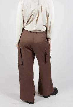 Mei Meij Trousers^Lightweight Cargo Trousers in Toffee