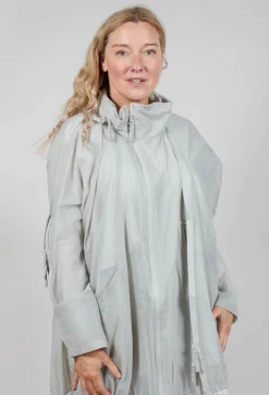 Rundholz Black Label Coats^Lightweight Coat with Zip in Grey