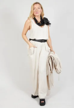 Sanctamuerte Jumpsuits^Lightweight Jumpsuit in Gesso