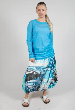 Rundholz Black Label Tops^Lightweight Relaxed Fit Top in Malibu