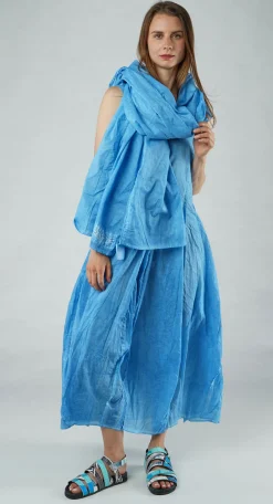 Rundholz Black Label Scarves^Lightweight Scarf in Black Cloud (Pictured in Malibu Cloud)