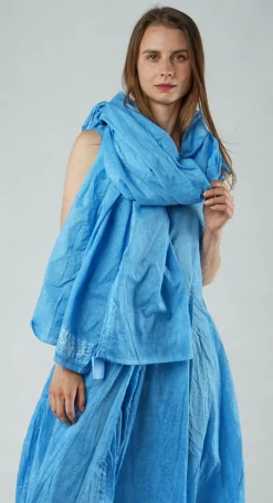 Rundholz Black Label Scarves^Lightweight Scarf in Navy Cloud (Pictured in Malibu Cloud)