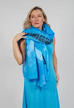 Rundholz Black Label Scarves^Lightweight Scarf with Motif in Malibu Print