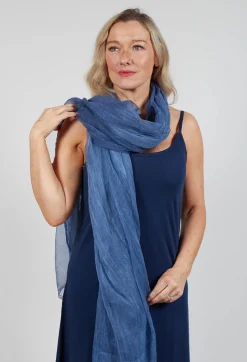 Rundholz Black Label Scarves^Lightweight Sheer Scarf in Navy