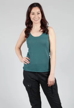 Masnada Tops^Lightweight Vest In Petrol