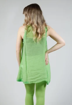 Rundholz Black Label Tops^Lightweight Vest Top in Lime