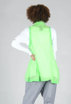 Rundholz Black Label Tops^Lightweight Vest Top in Lime