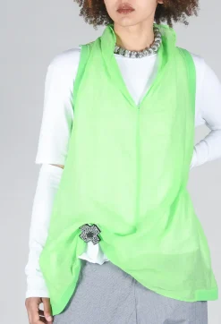 Rundholz Black Label Tops^Lightweight Vest Top in Lime