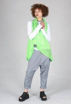 Rundholz Black Label Tops^Lightweight Vest Top in Lime