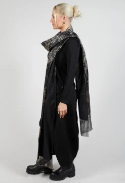 Xenia Design Scarves^Limb Scarf in Gold-Black
