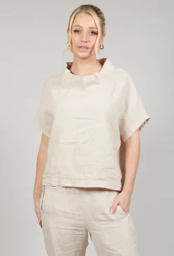 Elemente Clemente Tops^Linen Diva Top in Rattan