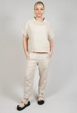 Elemente Clemente Tops^Linen Diva Top in Rattan