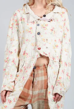 Magnolia Pearl Jackets^Linen Floral Contessa Jacket in Circus Rose