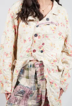 Magnolia Pearl Jackets^Linen Floral Contessa Jacket in Circus Rose