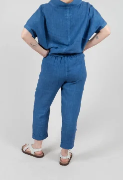 Elemente Clemente Trousers^Linen Geisha Pants in Eve Blue