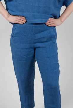 Elemente Clemente Trousers^Linen Geisha Pants in Eve Blue