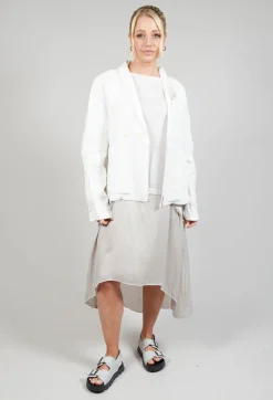 Umit Unal Jackets^Linen Jacket in Original Cream