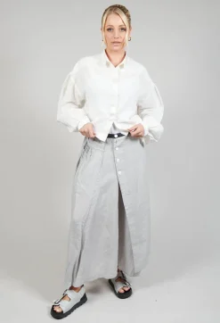 Umit Unal Skirts^Linen Skirt in Grey