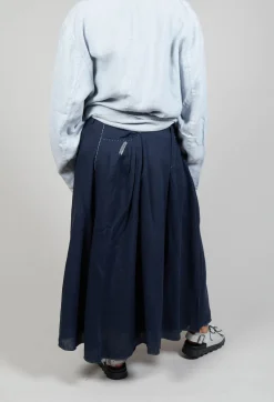 Umit Unal Skirts^Linen Skirt in Navy