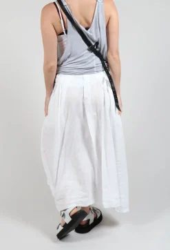 Umit Unal Skirts^Linen Skirt in Off White