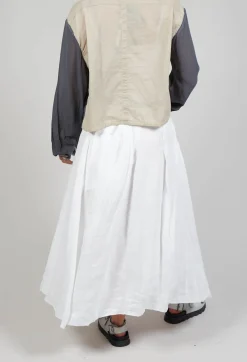 Umit Unal Skirts^Linen Skirt in Off White