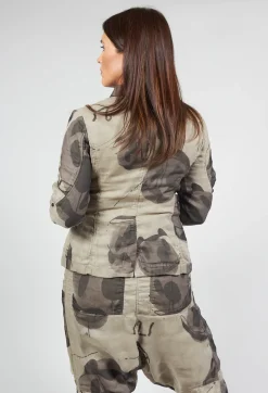 Rundholz Mainline Jackets^Linen Structured Jacket in Ash Print