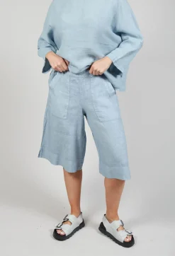 Elemente Clemente Shorts^Linen Tamal Shorts in Blue