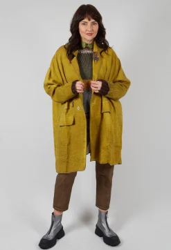 Umit Unal Coats^Linen Trench Coat in Original Mustard