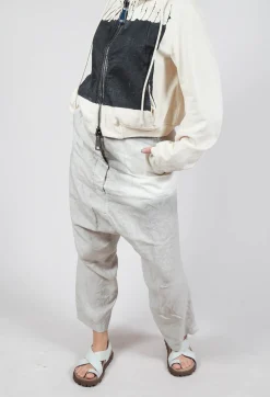 Rundholz Mainline Trousers^Linen Trousers in Moon Pigment