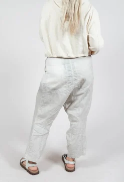 Rundholz Mainline Trousers^Linen Trousers in Moon Pigment