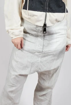 Rundholz Mainline Trousers^Linen Trousers in Moon Pigment