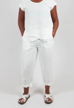 Thing Trousers^Linen Trousers in Off White