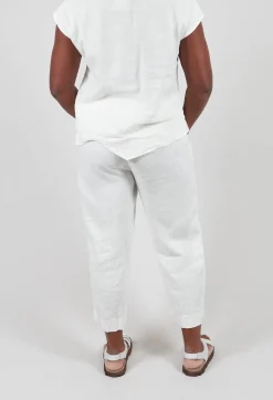 Thing Trousers^Linen Trousers in Off White
